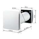 Single room ventilator Aura One WiFi 160 white