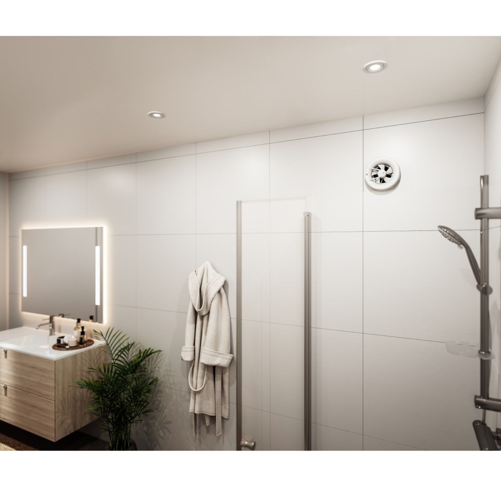 Bathroom fan Bodo Supreme white