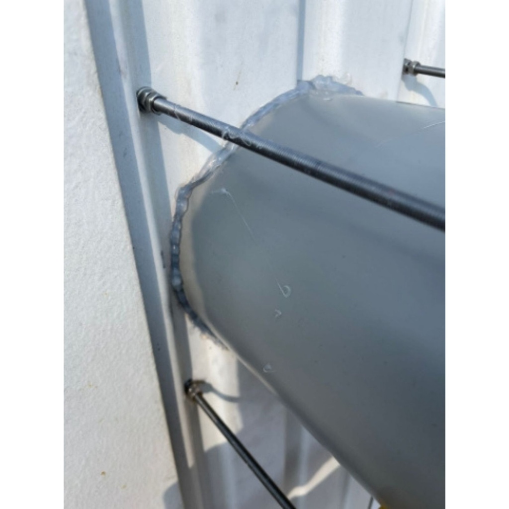 Spacer for outer cover, 50 mm, PVC RAL 