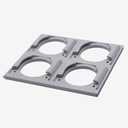 Double supply bayonet double row DN90