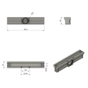 Transition box LINEAR 1x90 (70mmx270mm)