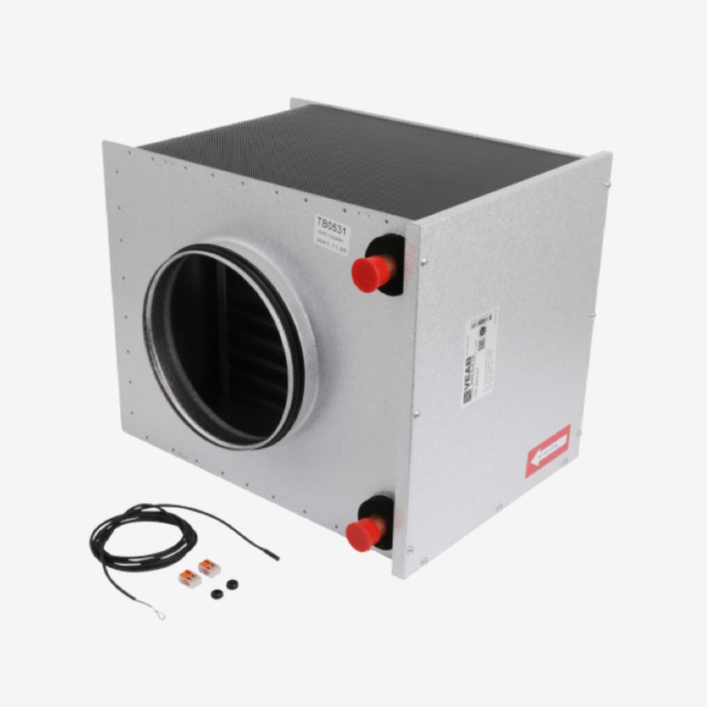 Water cooling coil Ø200 for Flexit Nordic