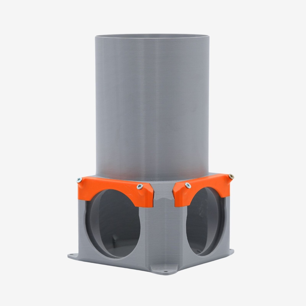 [704014] Zestaw plenum box 2xDN90/125 - nieregulowany