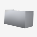 Duct cover for Flexit Nordic KS3, closed side, stainless steel