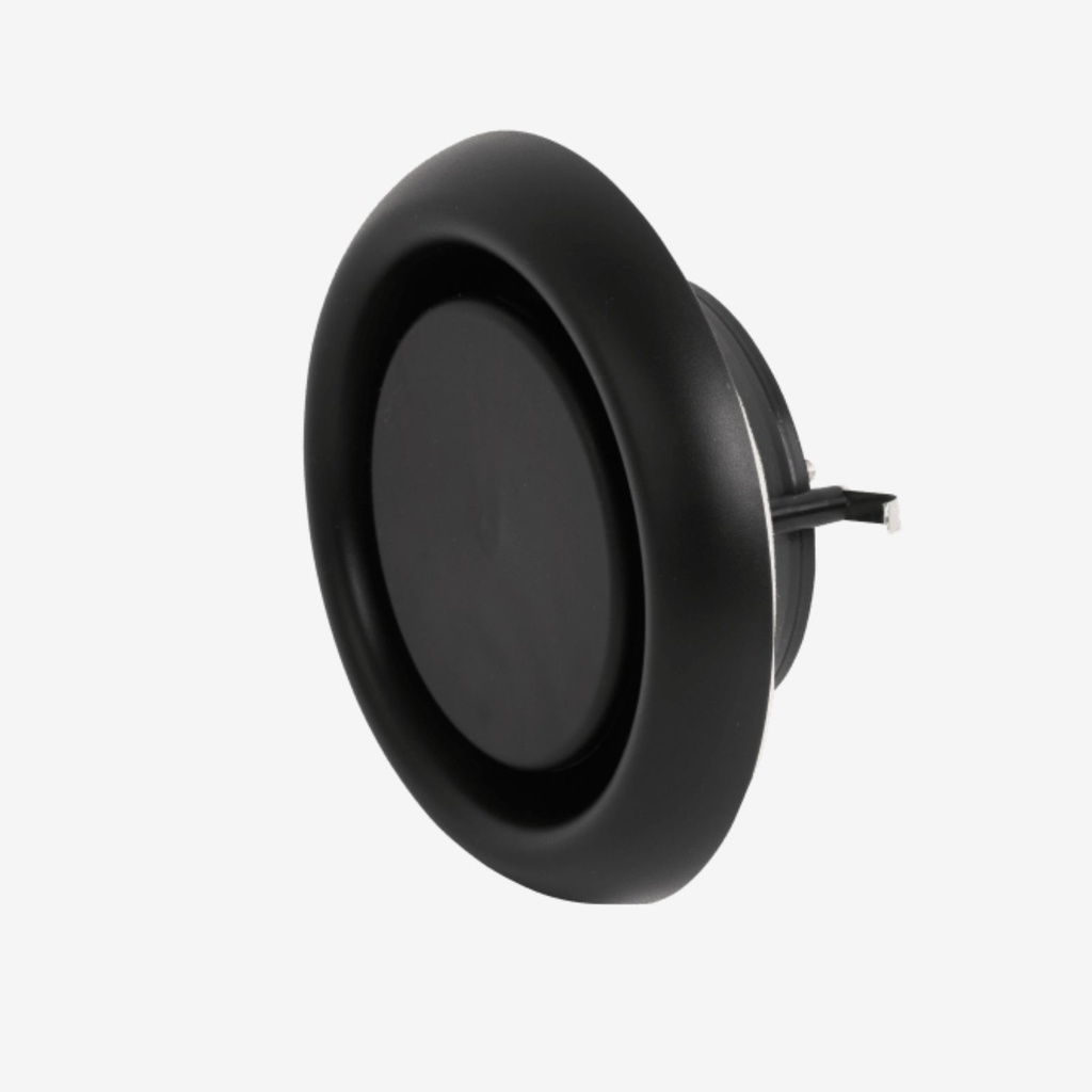 [117761] Extract air valve Ø100 black plastic
