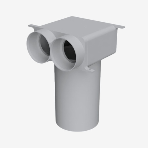 [711121] Prechodový box 2xDN75/125, predĺženie 200 mm