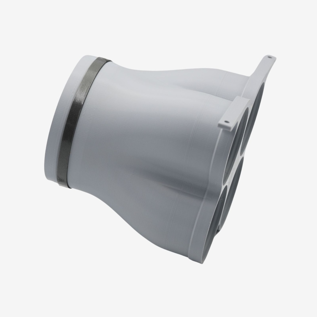 [710011] Distribution box cone 4xDN90, throat 160