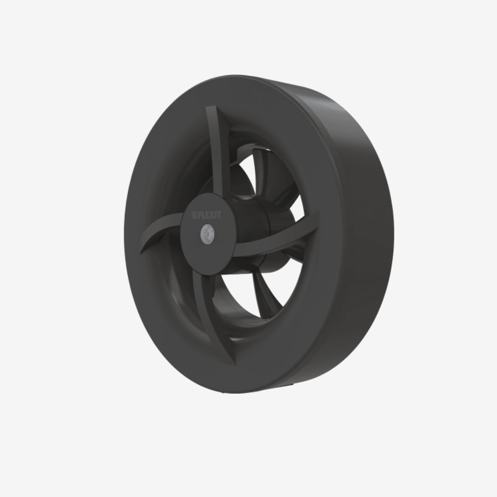 Ventilátor Pro7 , čierny DN100