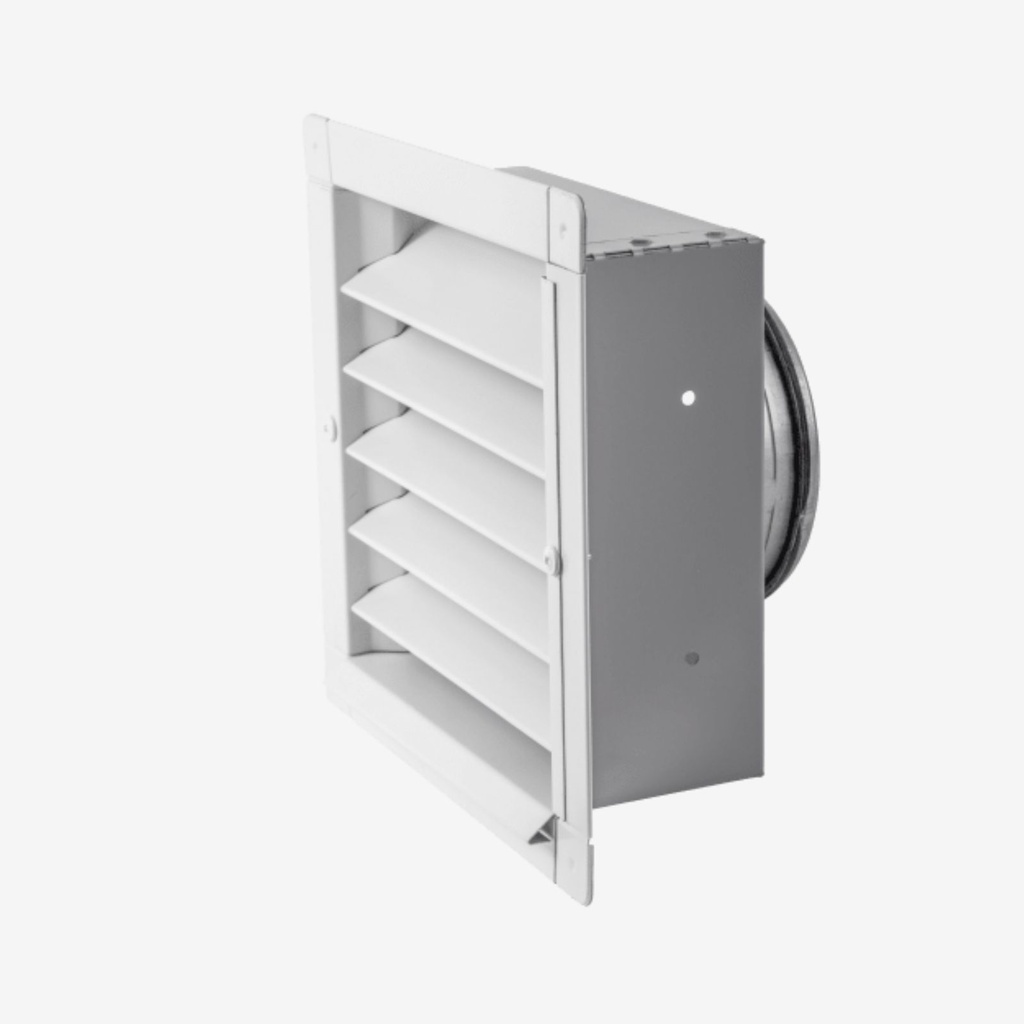 Wall louver V13 Ø125 white