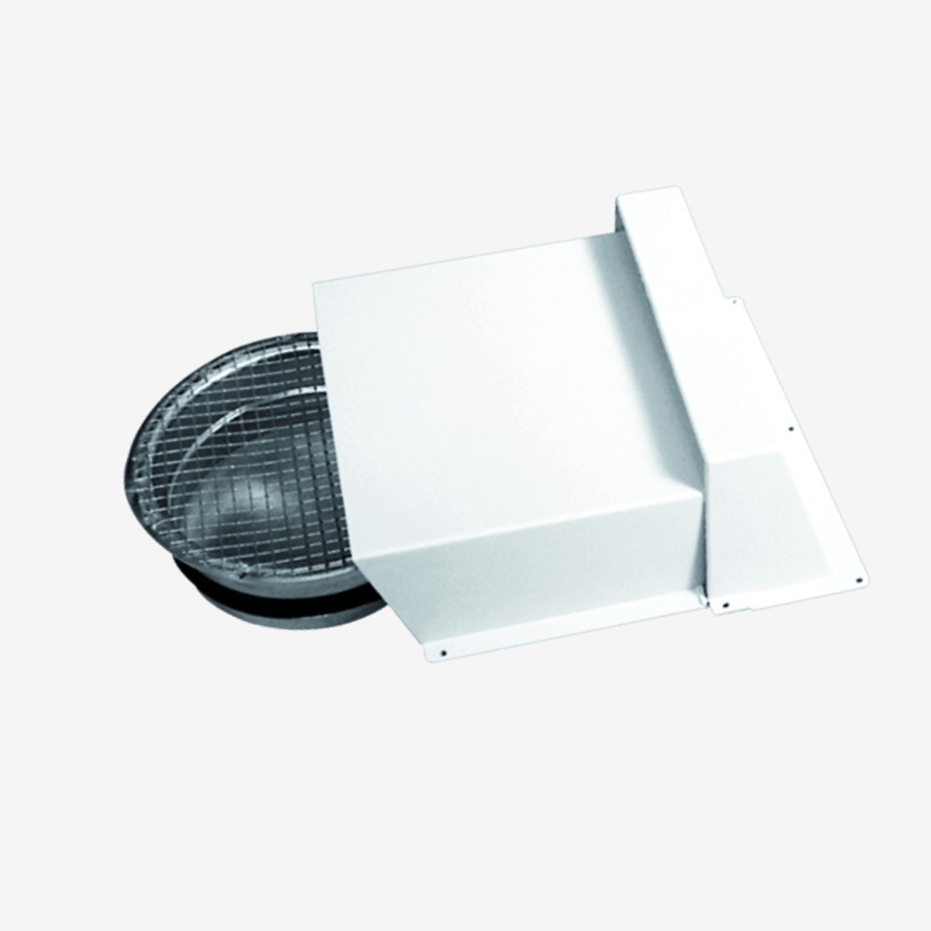 [00788] Vonkajšia stenová mriežka s plášťom 160 biela