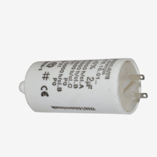 [55026] Capacitor w/pins 2uF