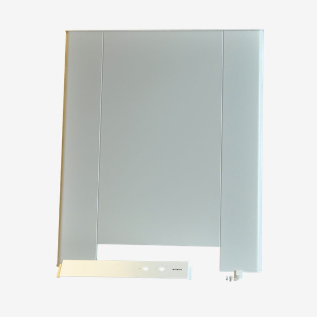 Door complete K2 short white