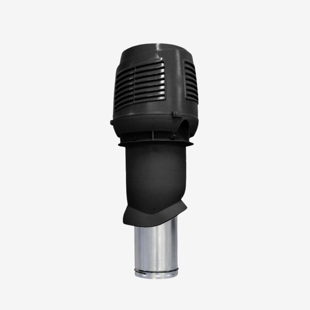 [741882] Vilpe Intake Chimney for Heat Recovery 160P/IS/500 (Black)