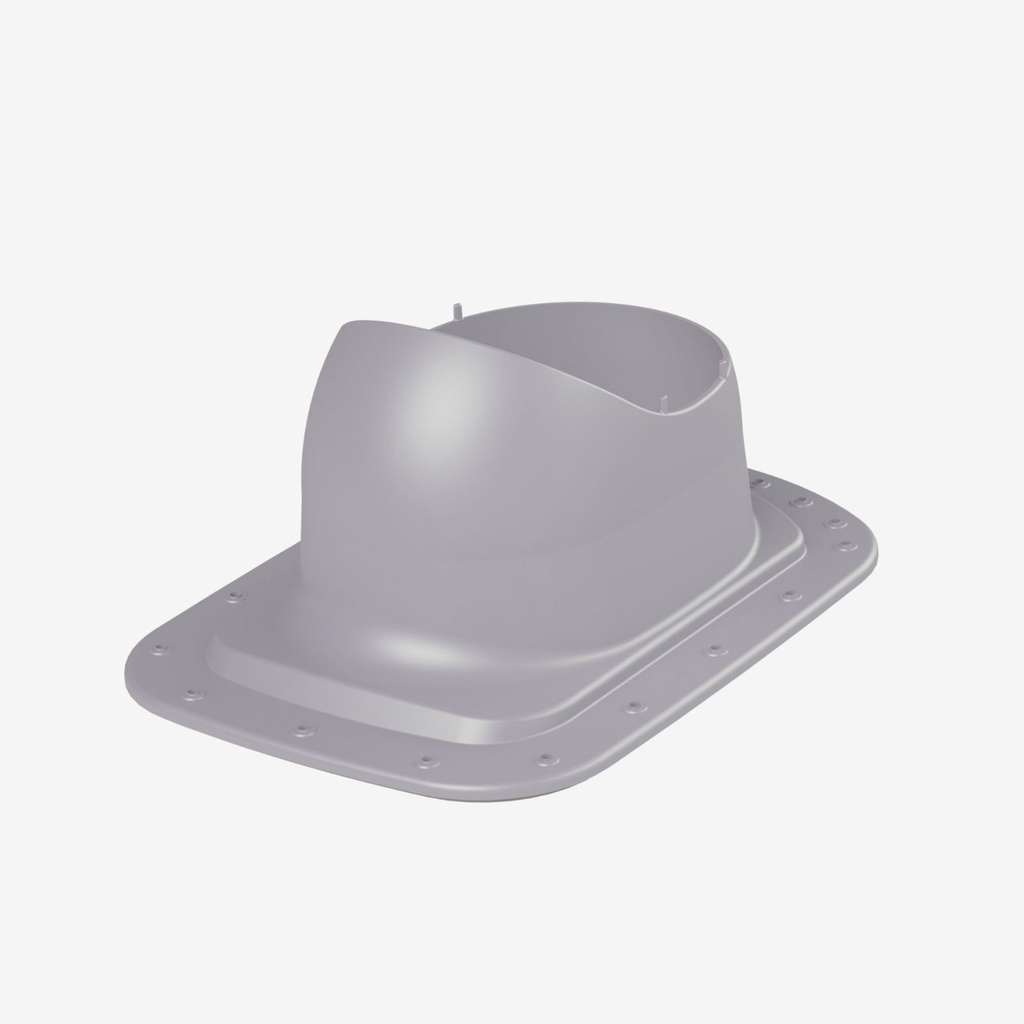 Vilpe Klasický průchozí prvek pro plochou plechovou střechu s malým sklonem