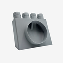 Transition box 4x DN50/DN125