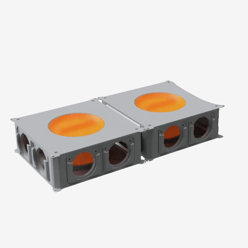 [712049] Distributor set 6-12xDN90, bottom throat 160