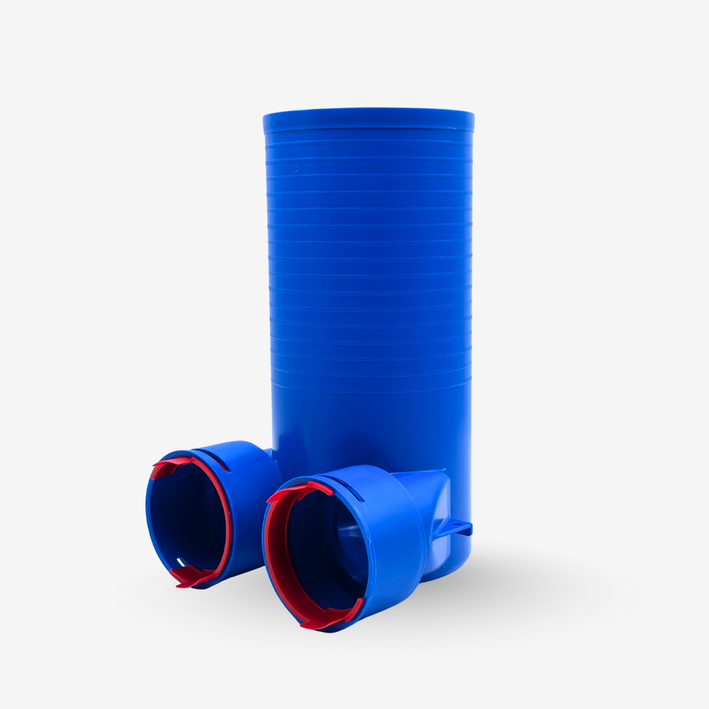 [604011] Transition box AST Classic 2xDN75/125, 300 mm