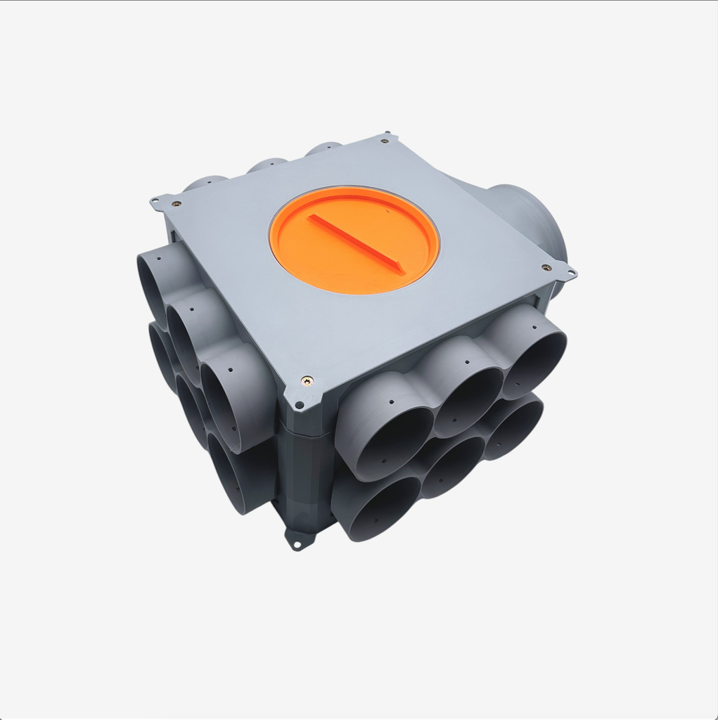 [775006] Side distributor 18xDN75, connection 160