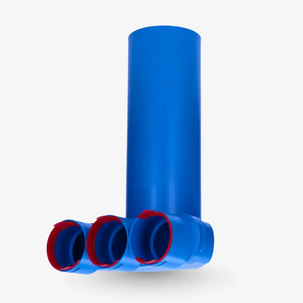[604003] Přechodový box AST 3xDN75/125, 400 mm