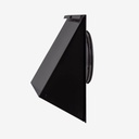 Wall cowl V13 Ø250 black