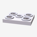 Ceiling mounting plate Nordic S4