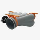 Distributor cone 10x DN75, throat 160