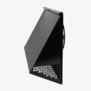 Wall cowl V21 Ø200 black